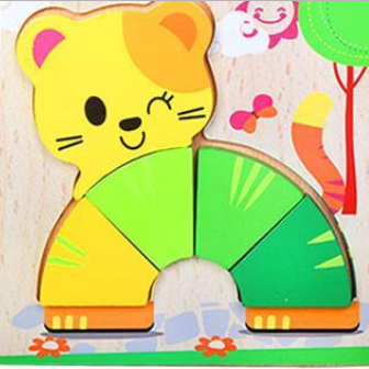 Vibrant 3D Wooden Puzzle Set for Kids | Educational and Fun Animal and Vehicle Shapes