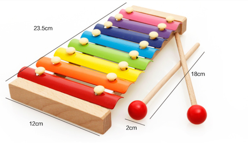 Colorful Wooden Xylophone for Kids | Early Childhood Musical Development Toy