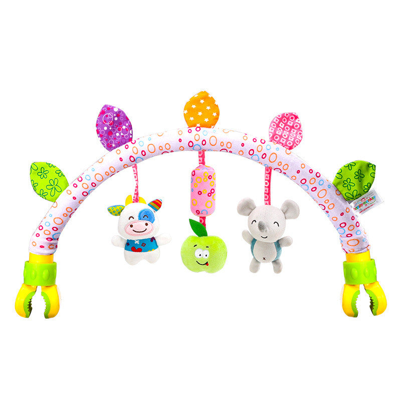 Plush Baby Musical Rattle Toys for Crib, Stroller, and Car Seat