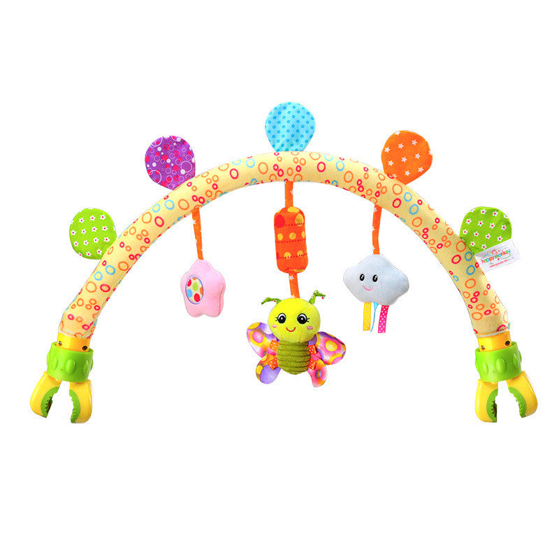 Plush Baby Musical Rattle Toys for Crib, Stroller, and Car Seat