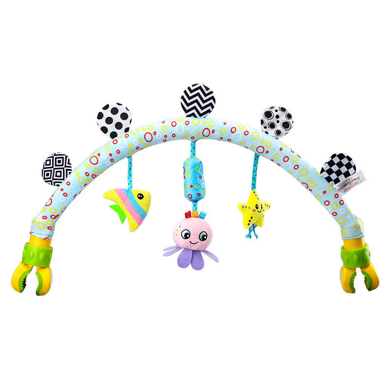 Plush Baby Musical Rattle Toys for Crib, Stroller, and Car Seat
