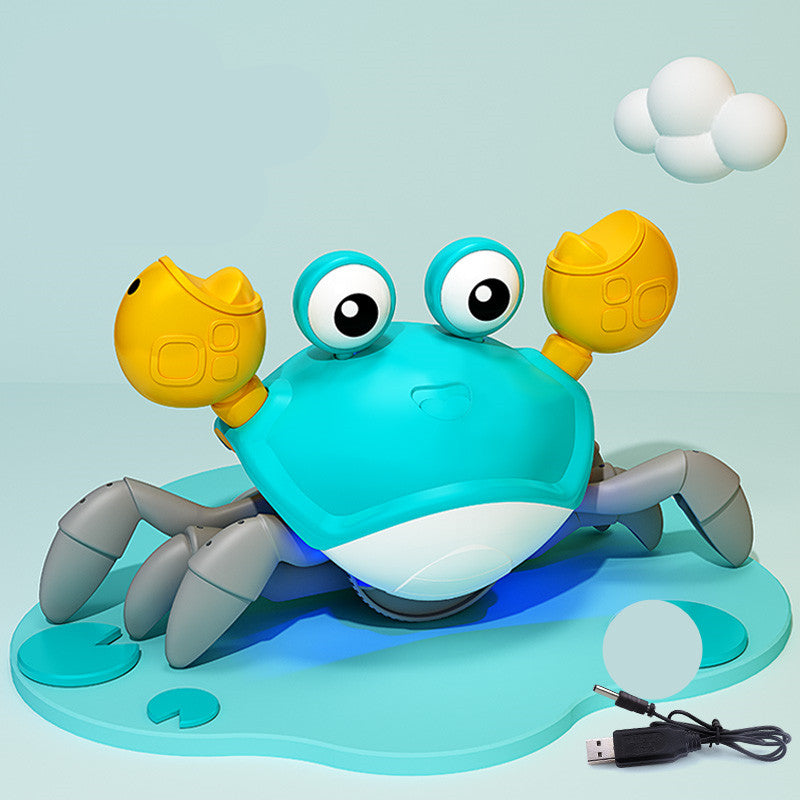 Induction Escape Crab: Rechargeable Interactive Climbing Toy for Kids