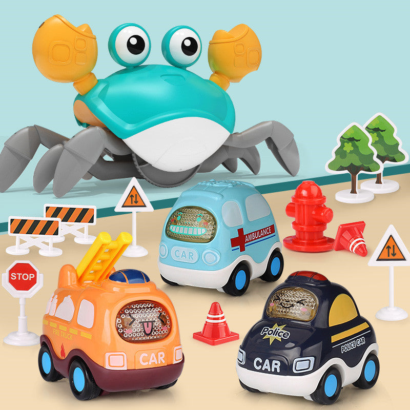 Induction Escape Crab: Rechargeable Interactive Climbing Toy for Kids