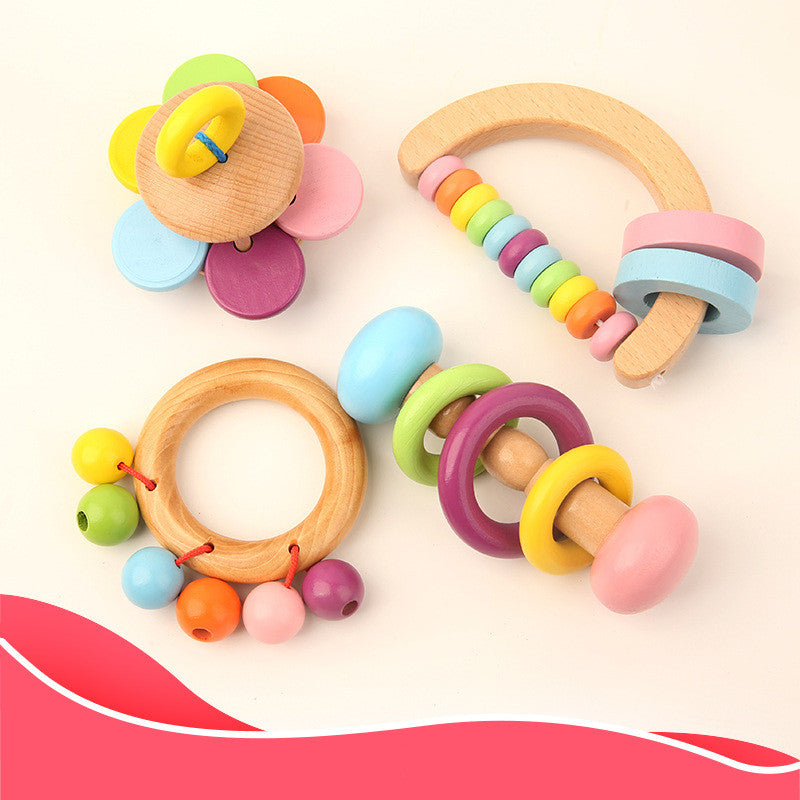 Wooden Early Childhood Education Bells | Fun Shapes for Toddlers 2+