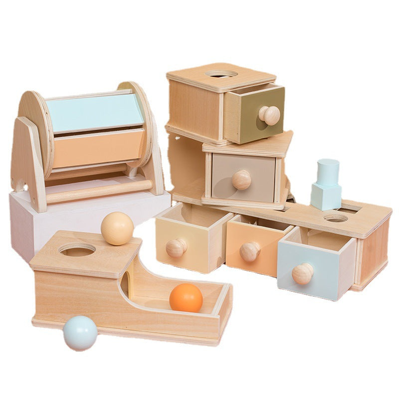 Montessori Wooden Educational Toy Set | Multifunctional Learning for Toddlers