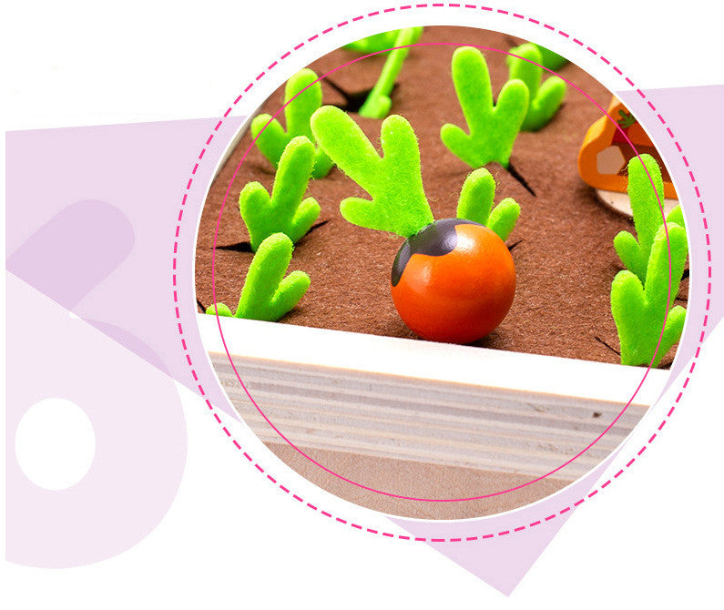 Wooden Vegetable Memory Chess Game for Kids - Fun Learning Toy