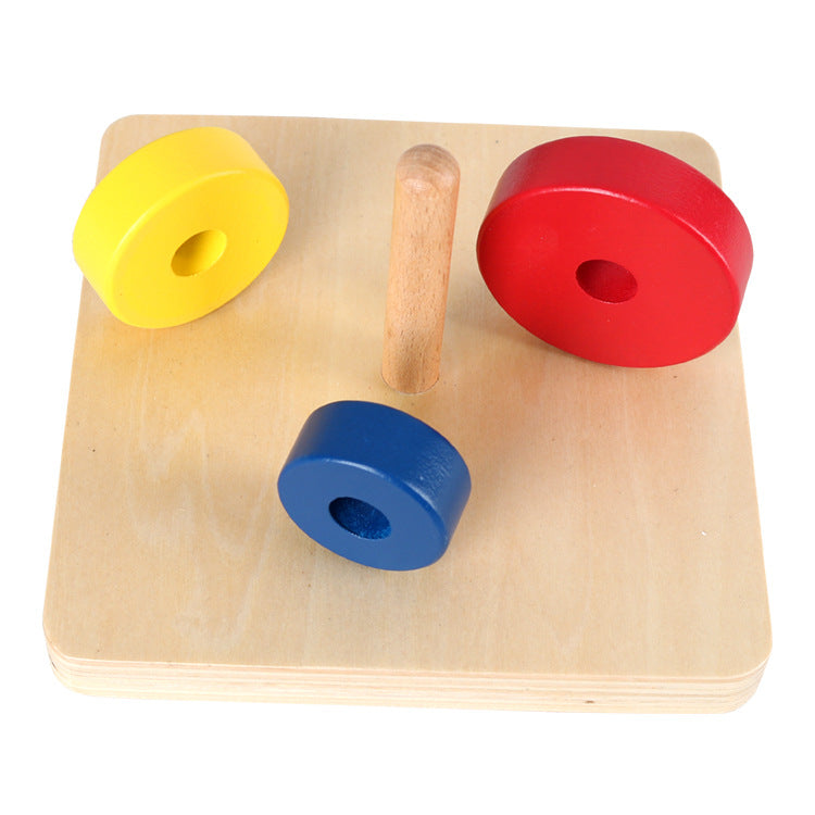 Classic Wooden Stacking Rings Toy | Colorful Educational Play for Toddlers