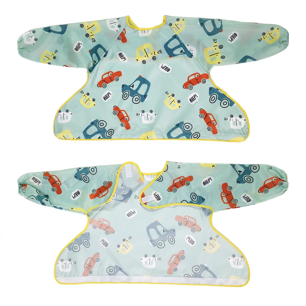 Canvas Baby Eating Table Mat Infant Feeding Cover For High Chair Learn To Eat Autonomously Graffiti Painting Mat
