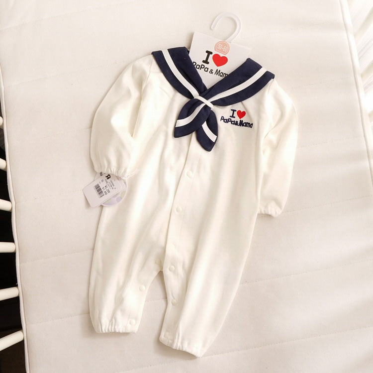 Navy Style Baby Onesies | Newborn to 9 Months | Class A Cotton