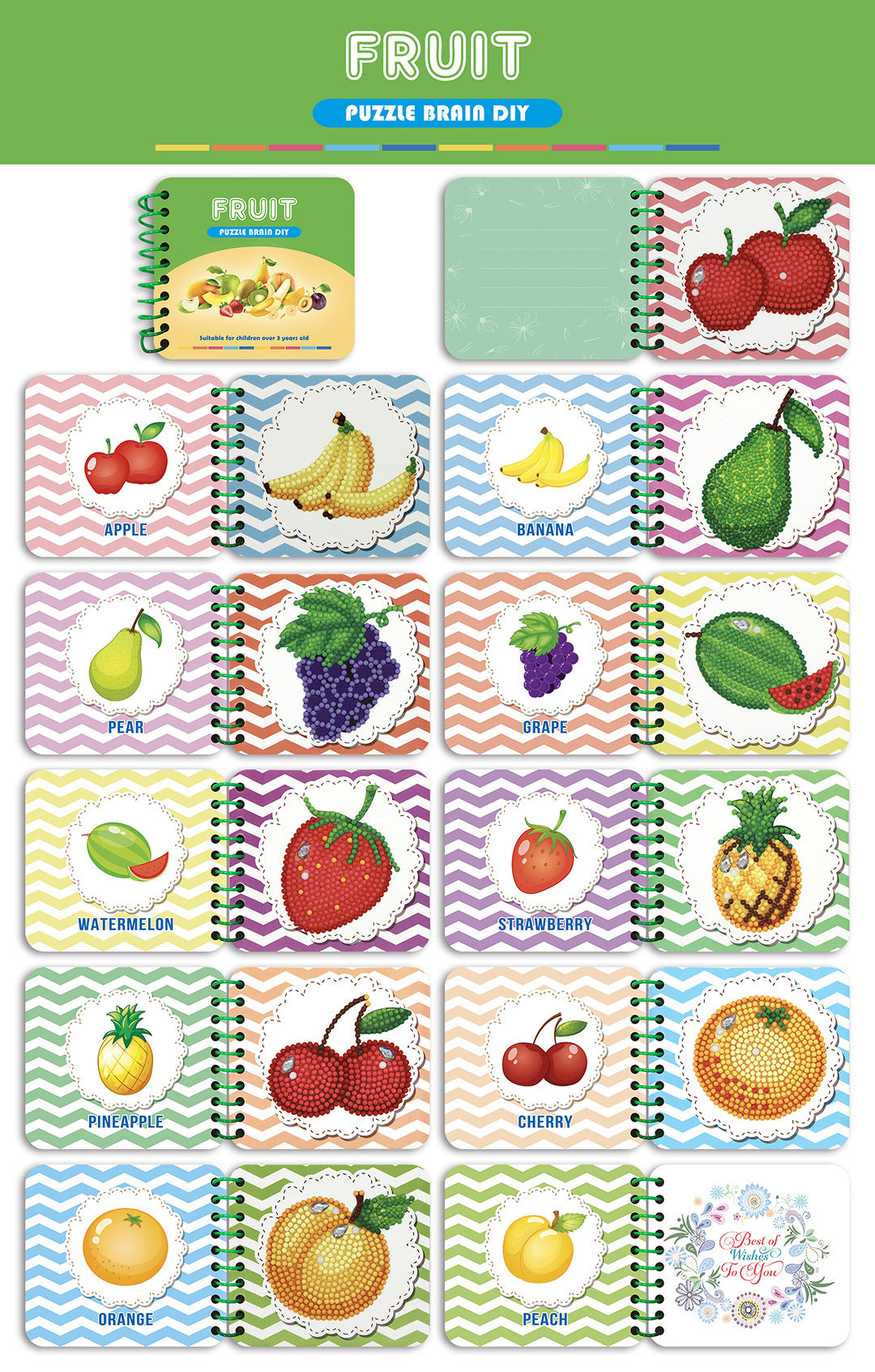 DIY Diamond Drawing Book For Children&