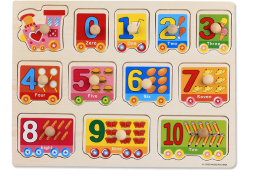 Wooden Puzzles Set for Toddlers | Alphabet, Fruits & Animals Learning Toys