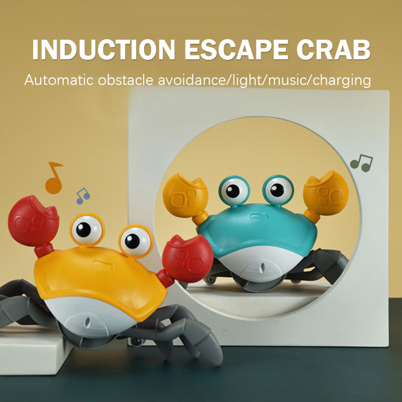 Induction Escape Crab: Rechargeable Interactive Climbing Toy for Kids