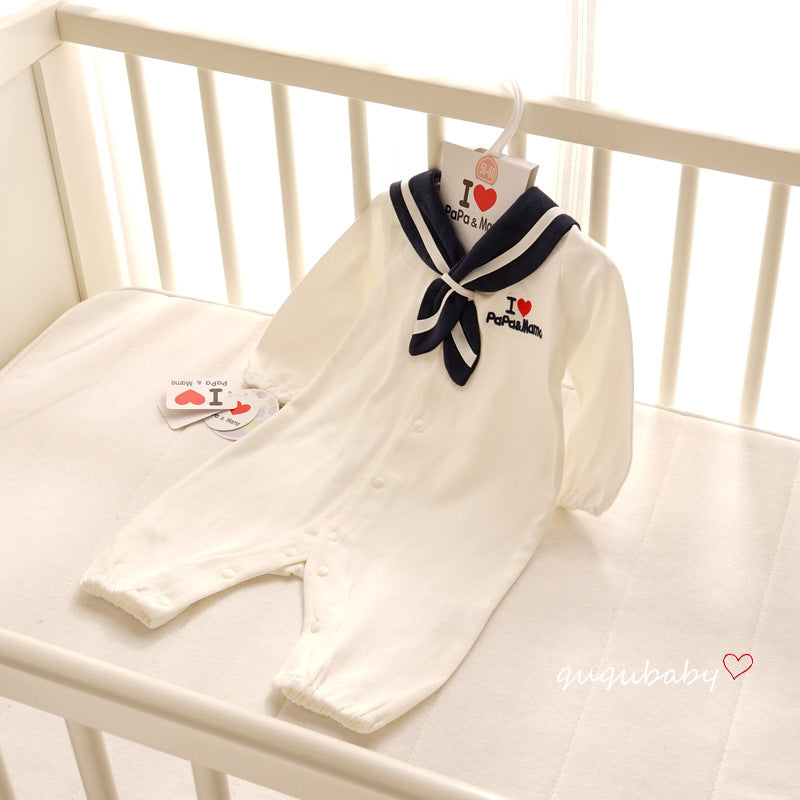 Navy Style Baby Onesies | Newborn to 9 Months | Class A Cotton