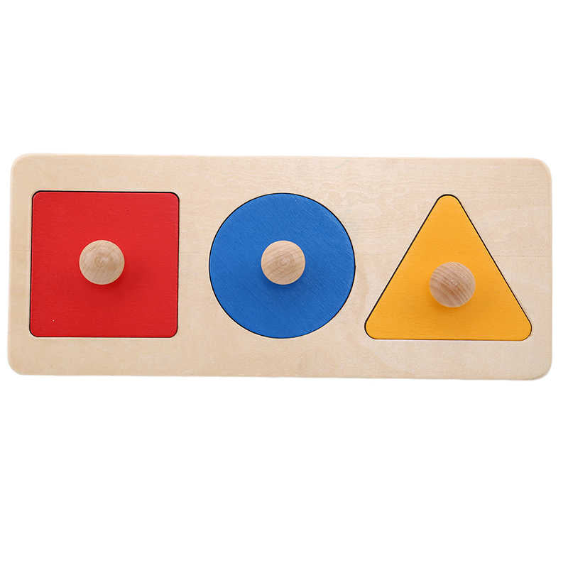 Color Geometric Panel | Wooden Shape Matching Educational Toy
